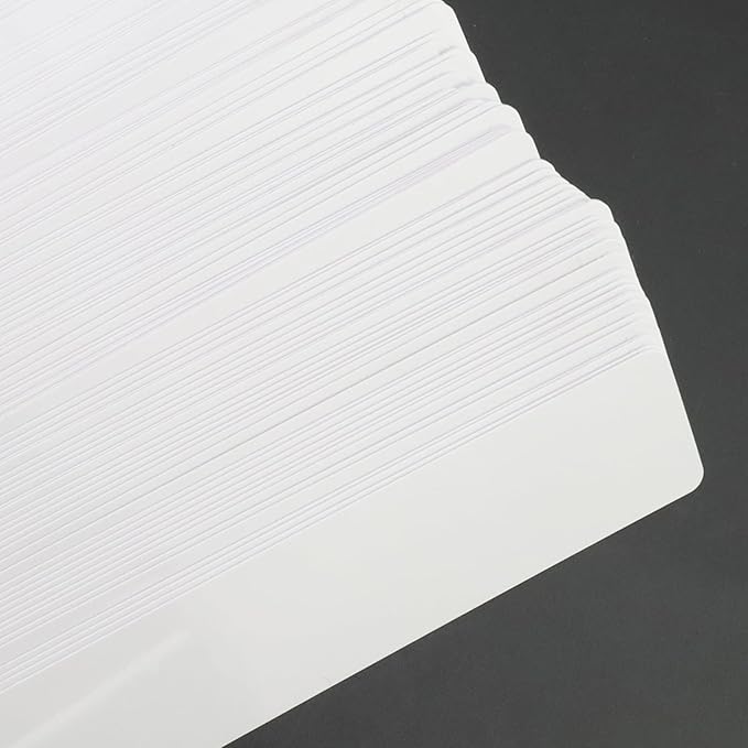 Quluxe 200 Pcs 6" Plant Labels PVC White Garden Labels Plant Tags Markers for Outdoor Garden