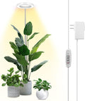 LBW Plant Grow Light, 72 LEDs Full Spectrum Grow Lights for Indoor Plants,Large Grow Lamp with 4/8/12H Auto Timer & 4 Dimmable Brightness, Height Adjustable, Ideal for Tall Plants,White
