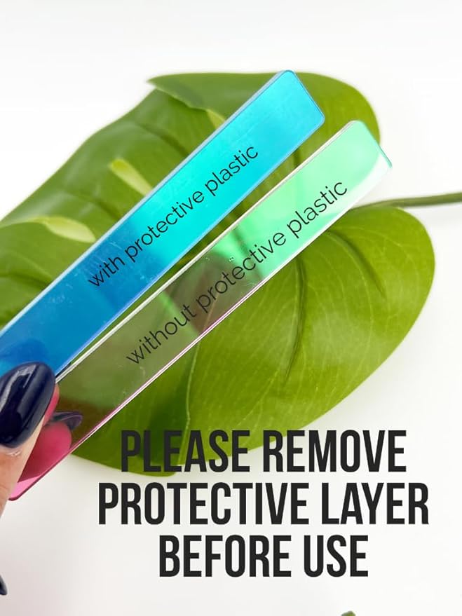 Iridescent Acrylic Plant Tags – Waterproof, Reusable Garden Markers for Houseplants, Herbs Outdoor Plants – Durable & Stylish Plant Labels for Indoor & Outdoor Use (Set of 25) by Propagation Diaries™