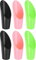 M METERXITY 6-Pack Bonsai Soil Scoops, Plastic Garden Soil Scoops Bucket Shovel Potting Scoopers for Transplanting/Flower/Plant Succulent, Colorful Small Gardening Tools [Green, Pink, Black]