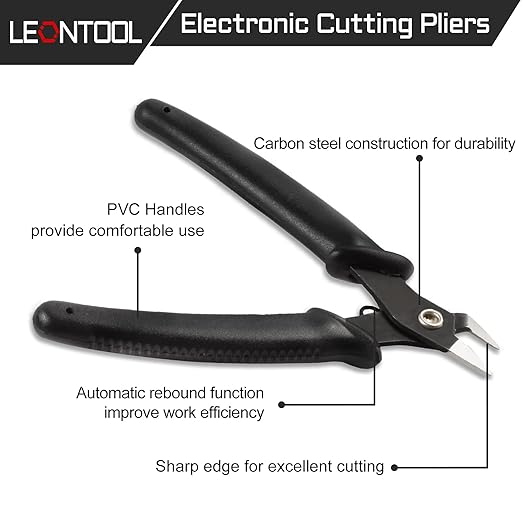Bonsai Tool Kit - Aluminum Wire (1mm, 1.5mm, 2mm) - Black - 10M Rolls - Kit Includes Wire Cutter, Mesh Pads - Part Number: 15GD919
