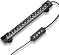 hygger 24/7 Mode Submersible Aquarium LED Light, Full Spectrum Hidden Fish Tank Light with 3 Rows Beads 7 Colors Auto On Off Sunrise-Daylight-Moonlight, Adjustable Timer Brightness