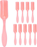 M METERXITY 10-Pack Mini Gardening Shovel Spoons, Plastic Garden Soil Scoops for Cultivation Digging Transplanting/Flower Planting/Plant Succulent, Colorful Small Gardening Tools [Pink]