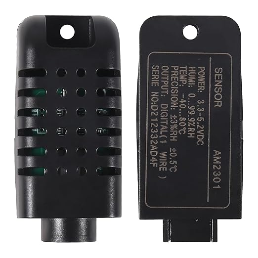 2pcs DHT21 AM2301 High Precision Capacitive Digital Temperature Humidity Sensor Module DHT21 Digital Temperature and Humidity Sensor Modules for Arduino