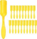 M METERXITY 20-Pack Mini Gardening Shovel Spoons, Plastic Garden Soil Scoops for Cultivation Digging Transplanting/Flower Planting/Plant Succulent, Colorful Small Gardening Tools [Yellow]