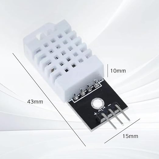 NIIIYTYB 2PCS DHT22 Sensor Temperature-Humidity Monitor Digital Temperature and Humidity Sensor Replace SHT11 SHT15 Ideal for DTH22 Projects and Light Use