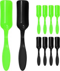 M METERXITY 10-Pack Mini Gardening Shovel Spoon, Plastic Garden Soil Scoops for Cultivation Digging Transplanting/Flower Planting/Plant Succulent, Colorful Small Gardening Tools [Black, Green]