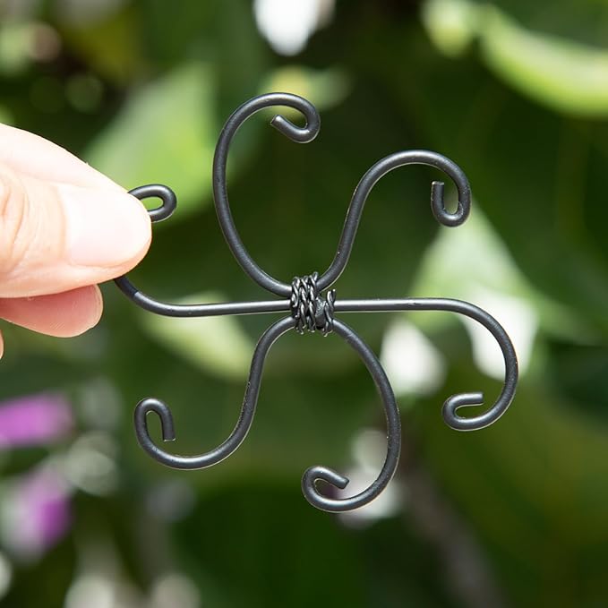 Yohsnor Monstera Plant Stem Support Set - 2.75x2.75 inches 5 Durable Fishbone Design Stabilizers for Indoor Climbing Plants - Perfect Leaf Holders & Gifts for Plant Lovers