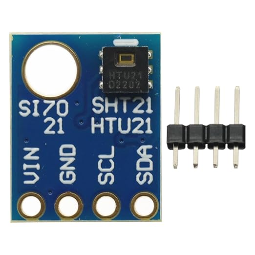 2PCS HTU21 IIC/I2C Digital Temperature Humidity Sensor Breakout Board Module 3V-5V
