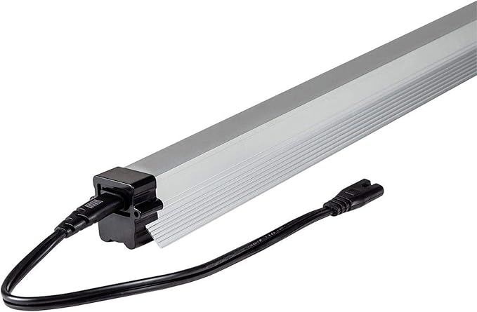 SunBlaster 18" Prism Lens 18W 6400K Full Spectrum LED Strip Light Indoor Greenhouse Plant Grow Lamp with Built-In Reflector & Mounting Clips