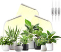 FOXGARDEN Grow Light for Indoor Plants Growing, Full Spectrum Gooseneck Plant Light for Indoor Plants,52 LED Bright Grow Lamp with Auto On/Off Timer 4/8/12H, 4 Dimmable Brightness,3 Pack