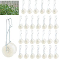 40 Pack Tomato Roller Hooks with 49.2FT String, Greenhouse Trellising Kit for Tomato,Plant, Greenhouse,Flower Vine Twine Crop Trellis Kit Plant Roller Trellis Hook