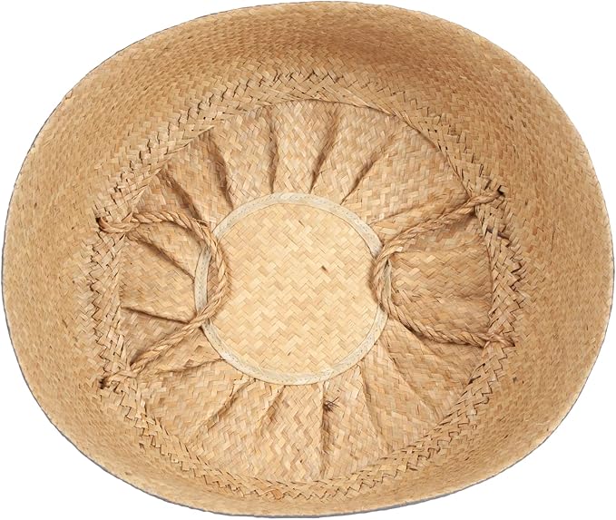 Bloomingville Handwoven Seagrass Folding Basket with Handles, Natural and Black