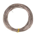 HARFINGTON Bonsai Training Wire 1mm Total 20mm 66 Feet Anodized Aluminum Wire Corrosion Resistant Garden Wire for Plants Bonsai Trees Shaping Bending Indoor, Brown