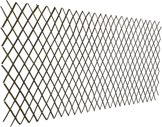 Nature Willow Trellis Expandable Plant Support Plant Climbing Lattices Trellis Willow Expandable Trellis Fence for Climbing Plants Support 36x92 Inch,Double Panel (1)