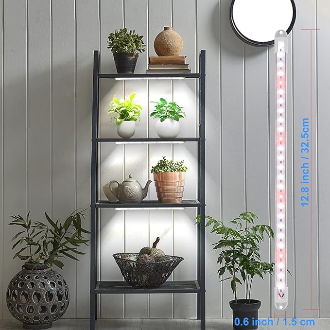 LED Grow Light Strip for Indoor Plants, Full Spectrum Sunlike Plant Lights Growing Lamps for Hydroponics Succulent Veg and Flowers (Not Includes Adapter)