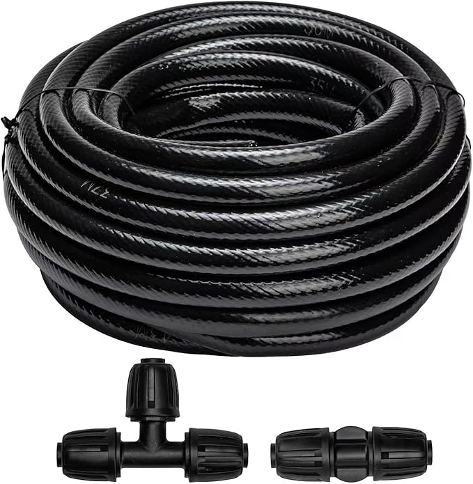 Maotong 20 FT 1/2 inch Drip Irrigation Tubing Main Line Hose for Garden Irrigation System