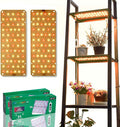 Grow Light,20W Ultra-Thin LED Grow Lights for Indoor Plants Full Spectrum, 6/10/12H Timer Plant Light, 132 LEDs Under Cabinet Plant Growing Lamp Strip for Seedlings, Veg, Flower 2-Pack