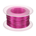 HARFINGTON Bonsai Wire Anodized Aluminum Training Wire Roll 0.8mm Gauge 98ft Length Bendable Bonsai Tree Wire for Garden, Horticulture, Landscape, Planting, Rose Red