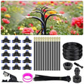360° Adjustable Drip Irrigation System - Garden Watering System 50FT with 15 Nozzles, Drip Irrigation Kit for Garden, Yard, Lawn, Greenhouse, Plants, 5/16 inch Hose