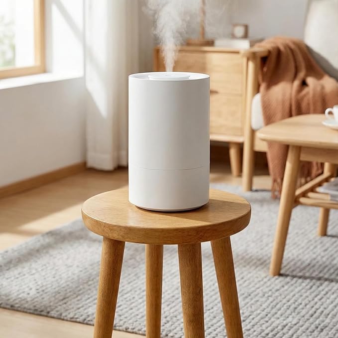 Wooden Stools Dining Chair Table Chair Dressing Stool Kitchen Bar Stool Side Table Round Suitable for Bedroom Living Room Dining humidifier Stand Plant Stand (Natural Wood Color)