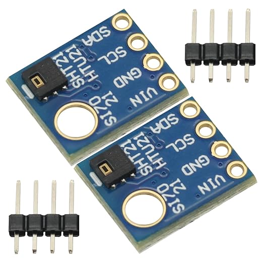 2PCS HTU21 IIC/I2C Digital Temperature Humidity Sensor Breakout Board Module 3V-5V