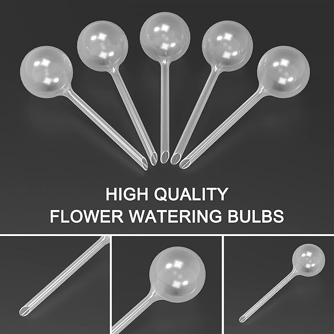 AOPANDA Plant Watering Globes, Self Watering Flower Pot Insert, Plastic Self Watering Bulbs, Large Capacity, for Indoor and Outdoor Plants,3pcs