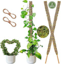 Moss Pole 2 Pack 30inch Moss Pole Monstera Plant Support Bendable Moss Pole for Plants Tall Plant Moss Pole,Moss Pole for Plants Indoor,Monstera Moss Pole
