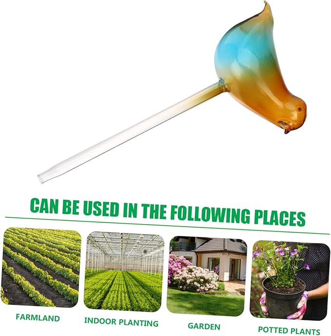 POPETPOP Self-Watering Bulb Plant Waterer Glass Watering Globe for Indoor and Outdoor Plants Efficient and Easy to Insert