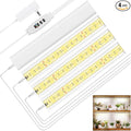 FOXGARDEN Grow Light, Full Spectrum Plant Light Strip for Indoor Plants, 384 LED Bright Grow Lamp with Auto On/Off Timer 4/8/12H, 4 Switch Modes, 10 Dimmable Brightness, 4 Packs