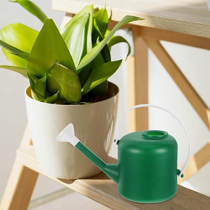 VILLCASE Long-spout Watering Can 1.2l Plastic Handheld Flower Watering Pot for Indoor and Outdoor Gardening