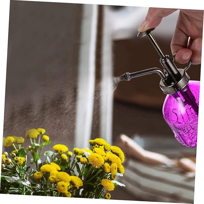 UPKOCH Retro Glass Spray Bottle for Plants Refillable Watering Can Elegant Design for Use Lightweight Portable Watering