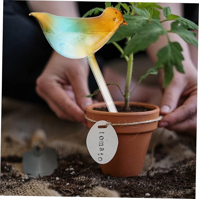 POPETPOP Self-Watering Bulb Plant Waterer Glass Watering Globe for Indoor and Outdoor Plants Efficient and Easy to Insert