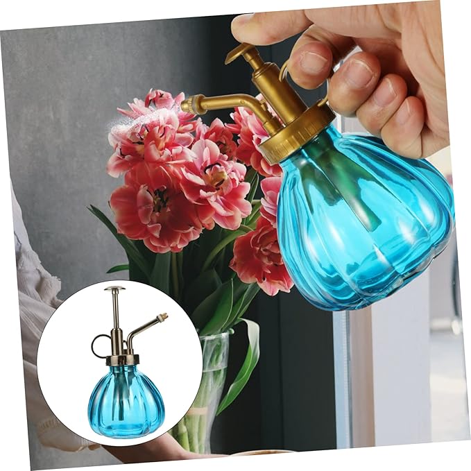 SUPVOX 2pcs Glass Plant Mister Spray Bottles Retro Design for Bonsai Plants Watering