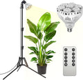 SANSI Grow Lights for Indoor Plants, 40W Plant Lights for Indoor Growing Full Spectrum(600W Equiv), Tripod Standing Adjustable 30"-55" Plant Lamp with 4-Level Dimmable, Auto On Off 4 8 12 Hrs Timer