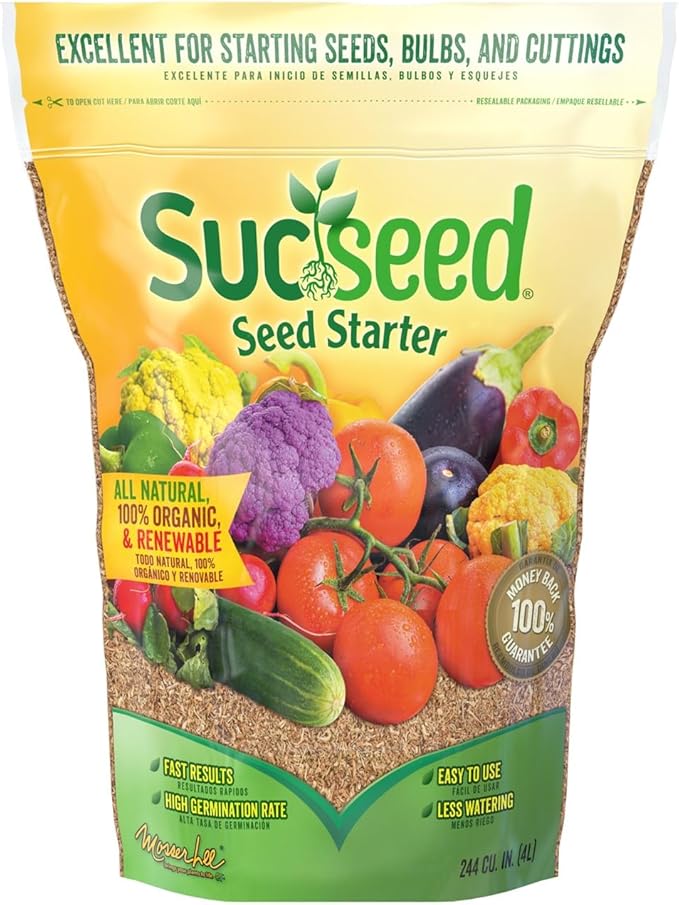 Mosser Lee ML0003 SucSeed® Premium Seed Starter 244 Cubic inch (4L) (Pack of 12)