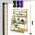 Grow Lights for Indoor Plants with Timer, 192 LEDs 42W Vertical Full Spectrum Grow Light 65 Inch Standing Grow Lights 3 Light Modes 5-Level Dimmable Wide Coverage