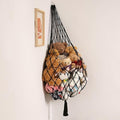Amdermi Stuffed Animal Hammock Corner Hanging Net for Stuffy Animal Storage Macrame Toy Display Plushie Toy Holder-Perfect for The Tiny Space Walls, Kid Bedroom Decor Playroom Organizer (Black XL)