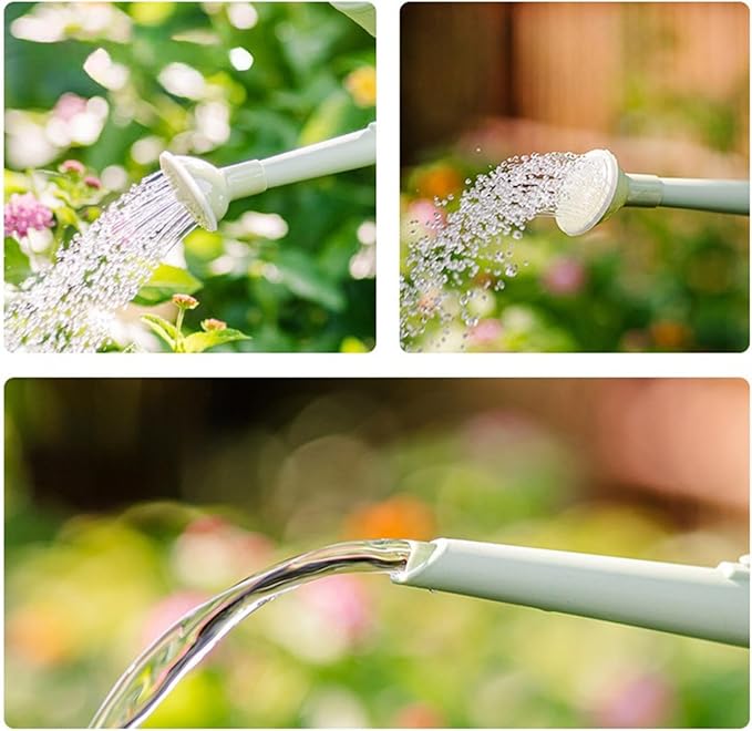 Watering Can for Plants,Garden Flower Watering Can with Long Spout and Adjustable Shower Head for Indoor Outdoor Plants,Durable Garden Supplies, Sprinkler Head Spout for Flowers Succulents (Yellow)