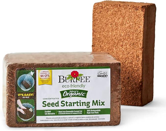 Burpee Seed Starting Bundle | Seed Trays, Coir Mix & Accessories