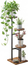 3 Tier Plant Stand Indoor, Tiered Plant Stands for Indoor Plants Multiple, Corner Flower Stand for Living Room, Multi-Layer Vintage Design Plant Shelf