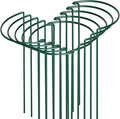 10 Pack Peony Cages and Supports, 10" (W) x 24"(H) Plant Support, Heavy-Duty Metal Plant Support Stakes, Plant Stakes for Outdoor & Indoor Plants, Perfect for Flowers and Vegetable