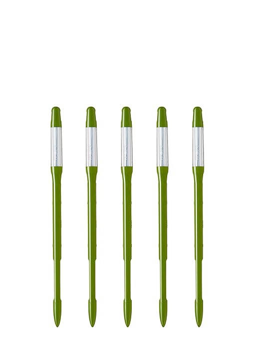 Sustee Aquameter, Set of 5, Plant Soil Moisture Sensor (Green, Medium)