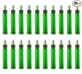20 Pack Set 10ML Protable Refill Bulk Atomizer Spray Travel Perfume Bottle Hydrating Empty Bottle (Green)