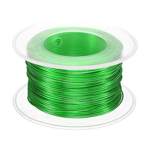HARFINGTON Bonsai Wire Anodized Aluminum Training Wire Roll 0.8mm Gauge 98ft Length Bendable Bonsai Tree Wire for Garden, Horticulture, Landscape, Planting, Green