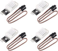 4Pcs DHT22/AM2302 Digital Temperature and Humidity Sensor Module Temp Humidity Gauge Monitor Sensor with Cable Replace SHT11 SHT15 for Raspberry Pi Electronic Practice DIY
