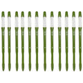 IPPINKA Sustee Aquameter, Bundle of 12, House Plant Soil Moisture Meter, Best for Indoor Potted Plants - Medium Green Refillable