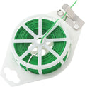 Plant Ties 492 Feet Green Garden Twist Ties with Built-in Cutter Plant Garden Twine Wire for Gardening Climbing Plants Support Indoor Outdoor Office Home Cable Organization Rustproof Flexible Reusable