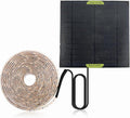 Yeory Solar Powered Grow Lights, 16.4ft Plant Light Strip with Solar Panel Full Spectrum Grow Lights, Heat Lamp for Outdoor Indoor Garden Greenhouse Supplies