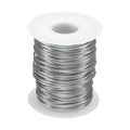 HARFINGTON Bonsai Wire Anodized Aluminum Training Wire Roll 1.5mm/15 Gauge 98ft Length Bendable Bonsai Tree Wire for Garden, Horticulture, Landscape, Planting, Dark Silver